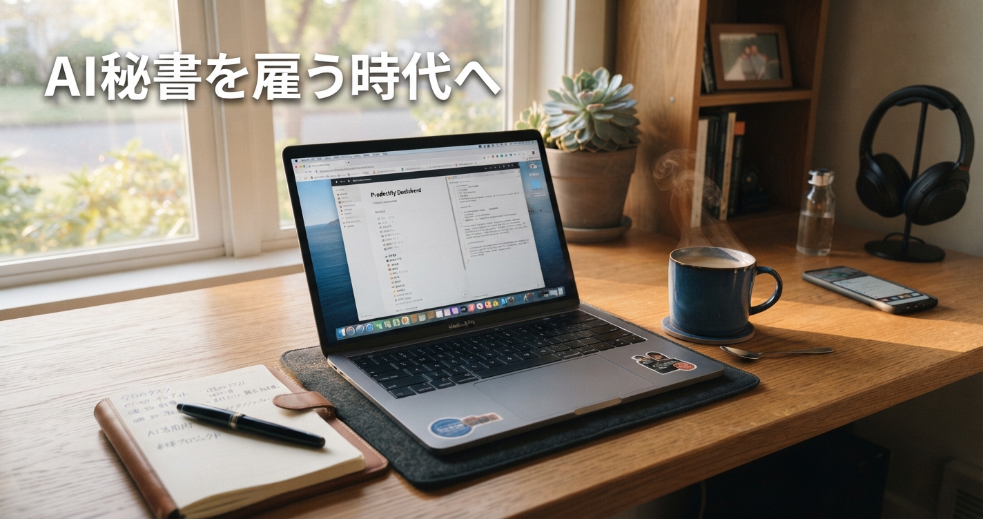 AI秘書を雇う時代へ：Claudeや最新AIツールで個人のビジネスを爆速化する実践ロードマップ